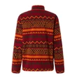 Oakley Mountain Fire Sherpa zipzáros pulóver Grenache Norway Pattern