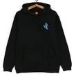 Santa Cruz Screaming Hand Chest kapucnis pulóver Black