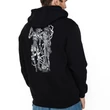 Santa Cruz Wooten Duo Zip zipzáros kapucnis pulóver Black
