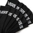 Vans Classic Crew II zokni Black 6 pár