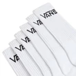 Vans Classic Crew II zokni White 6 pár