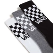 Vans Classic Crew zokni Checkered 3 pár