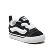 Vans Knu Skool Elastic Lace gyerek cipő Black White