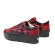 Vans Old Skool Stackform cipő Velvet Plaid Port Black