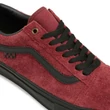 Vans SKATE Old Skool cipő Hairy Suede Black Burgund
