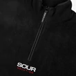 Sour Half Zip micro Fleece pulóver Black