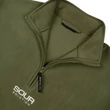 Sour Half Zip micro Fleece pulóver Olive