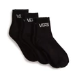 Vans Classic Half Crew 3 Pack zokni Black 3 pár