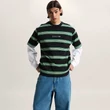 Vans Mesa Stripe póló Black Vivid
