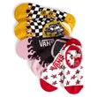 Vans Ticker Canoodle zokni Checkerboard Racing Red 3 pár