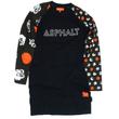 Asphalt Yacht Club Point raglan Black Asphalt Yacht Club Point raglan Black