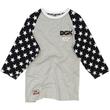 DGK Americana raglan Heather Grey-Black DGK Americana raglan Heather Grey-Black
