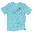 Hurley Outline Script Tri-Blend póló Chlarine Blue Hurley Outline Script Tri-Blend póló Chlarine Blue