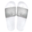 Slydes Champagne Glitter Papucs Silver