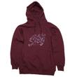 Stég Max Logo pulóver Maroon Stég Max Logo pulóver Maroon