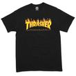 Thrasher Flame póló Black Thrasher Flame póló Black