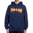 Thrasher Flame pulóver Navy Thrasher Flame pulóver Navy