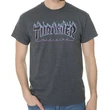 Thrasher Flame póló Dark Heather