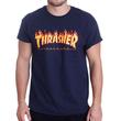 Thrasher Flame póló Navy Thrasher Flame póló Navy