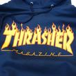 Thrasher Flame pulóver Navy Thrasher Flame pulóver Navy