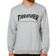 Thrasher Skate Mag Crew pulóver Grey Heather Thrasher Skate Mag Crew pulóver Grey Heather