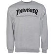 Thrasher Skate Mag Crew pulóver Grey Heather