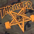 Thrasher Skategoat Light széldzseki Camo/Orange Thrasher Skategoat Light széldzseki Camo/Orange