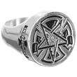 Thrasher X Independent Pentagram Cross gyűrű