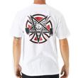 Thrasher X Independent Pentagram Cross póló White Thrasher X Independent Pentagram Cross póló White
