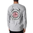 Thrasher X Independent Time To Grind ls póló Athletic Heather