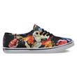 Vans Authentic Lo Pro (Floral) cipő Black/True White Vans Authentic Lo Pro (Floral) cipő Black/True White