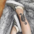 Vans Slip-On Platform cipő Black White Checkerboard