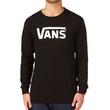 Vans Classic ls póló Black - White Vans Classic ls póló Black - White