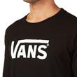 Vans Classic ls póló Black - White Vans Classic ls póló Black - White