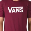 Vans Classic póló Burgundy - White