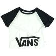 Vans Cut Off crop top póló White-Black Vans Cut Off crop top póló White-Black
