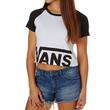Vans Cut Off crop top póló White-Black Vans Cut Off crop top póló White-Black