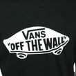 Vans Off The Wall póló Black White