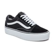 Vans Old Skool Platform cipő Black/White