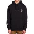 Volcom Deadly Stones kapucnis pulóver Black Volcom Deadly Stones kapucnis pulóver Black