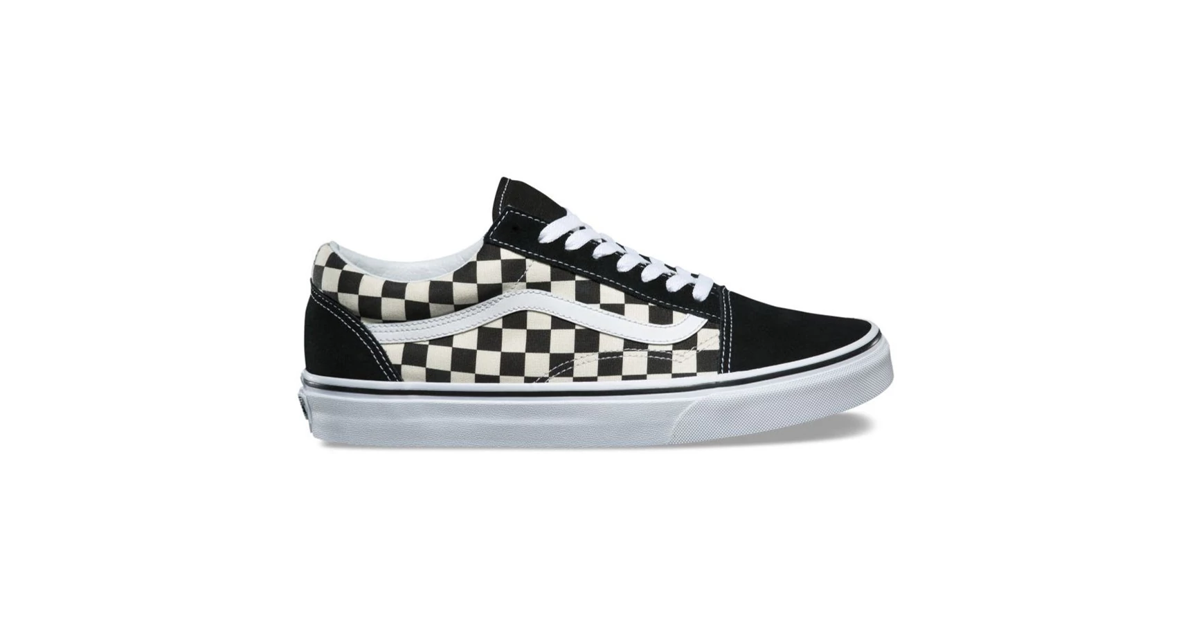  Vans Primary Check Old Skool cipő Black White