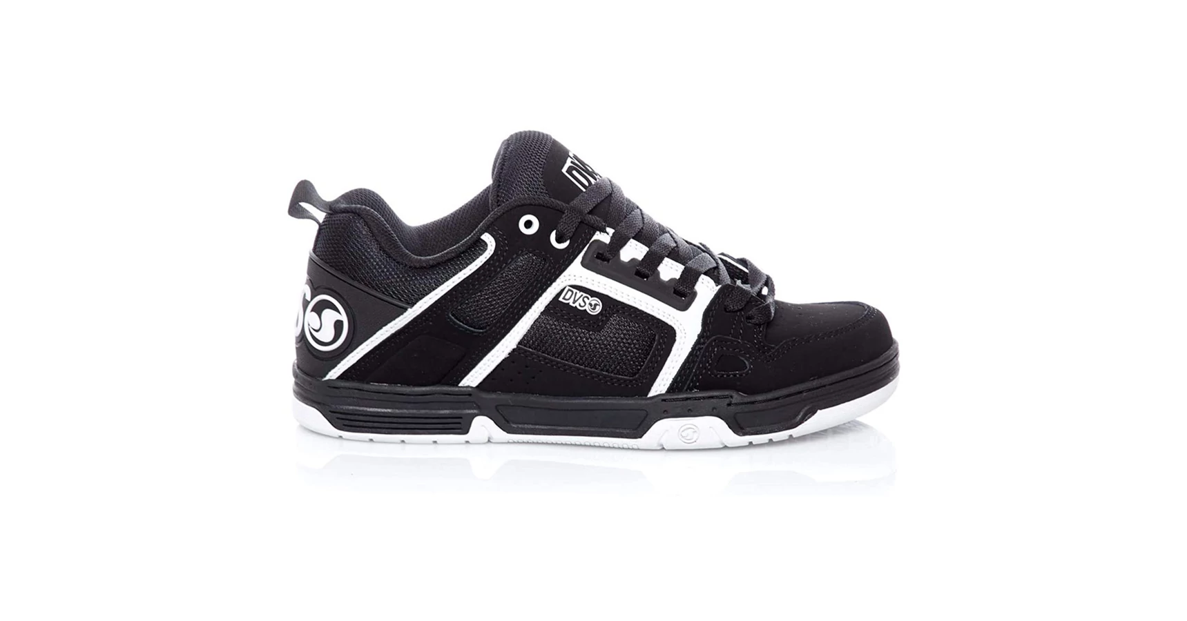  DVS Commanche cipő Black White Leather