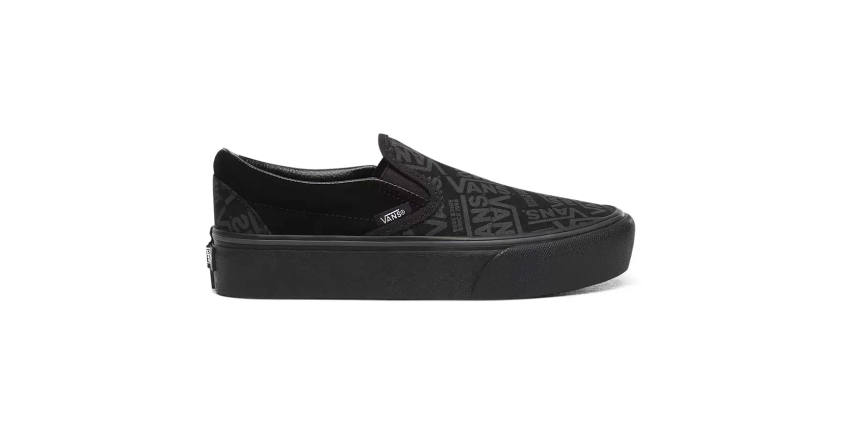  Vans Slip-On Platform cipő Vans 66 Black