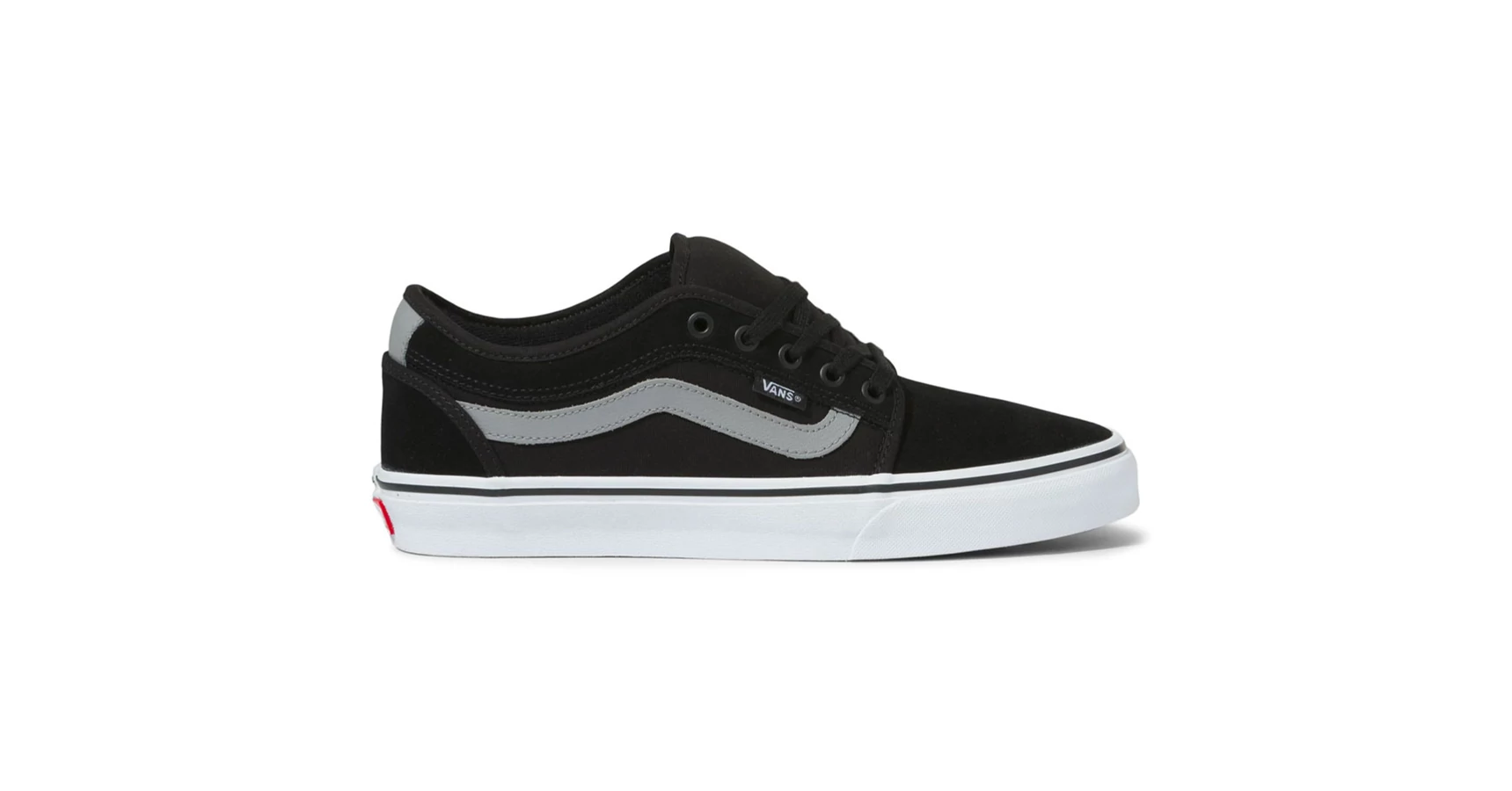  Vans Chukka Low Sidestripe cipő Black Gray White