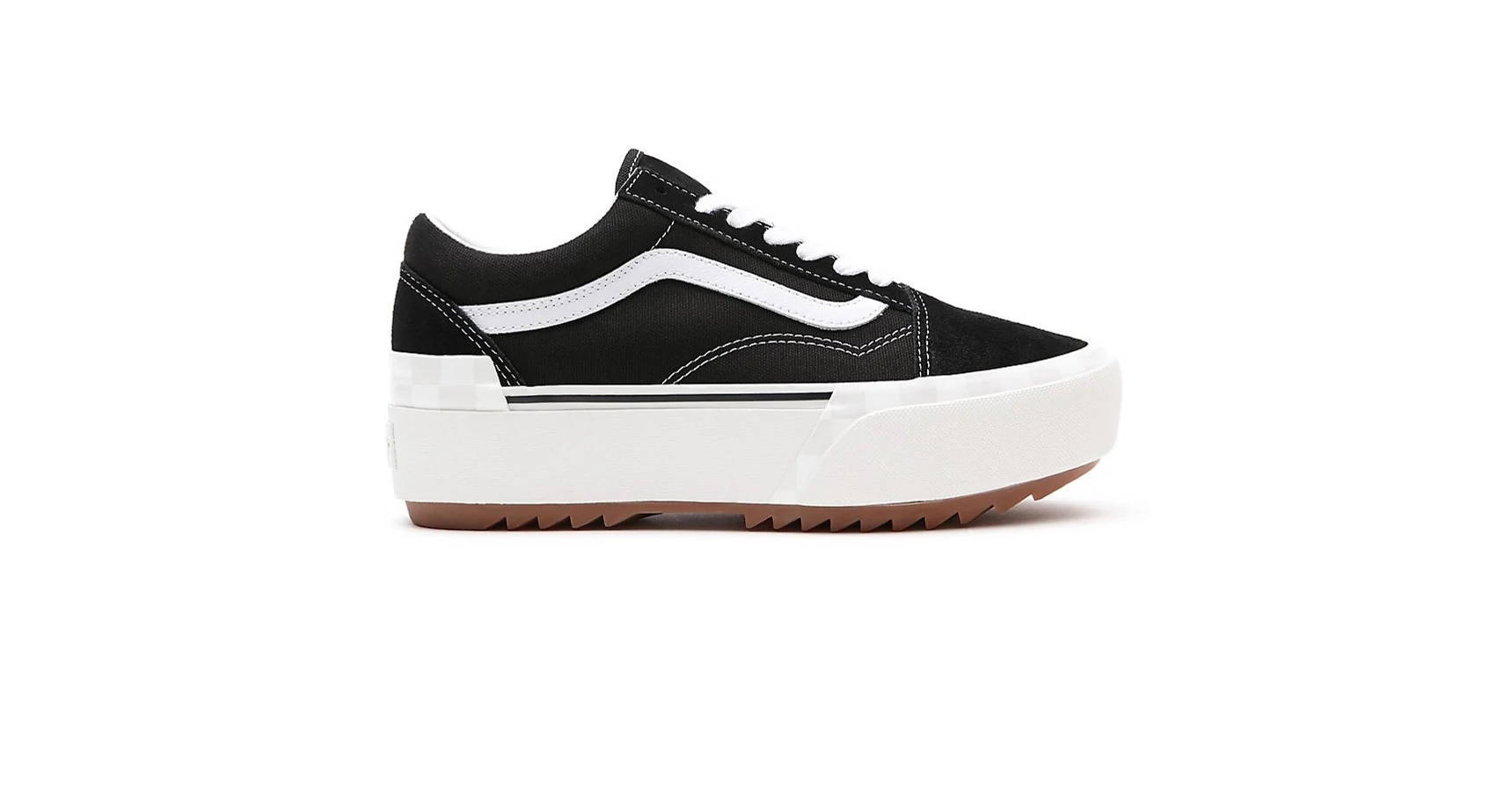  Vans Old Skool Stacked cipő Black Blanc de Blanc