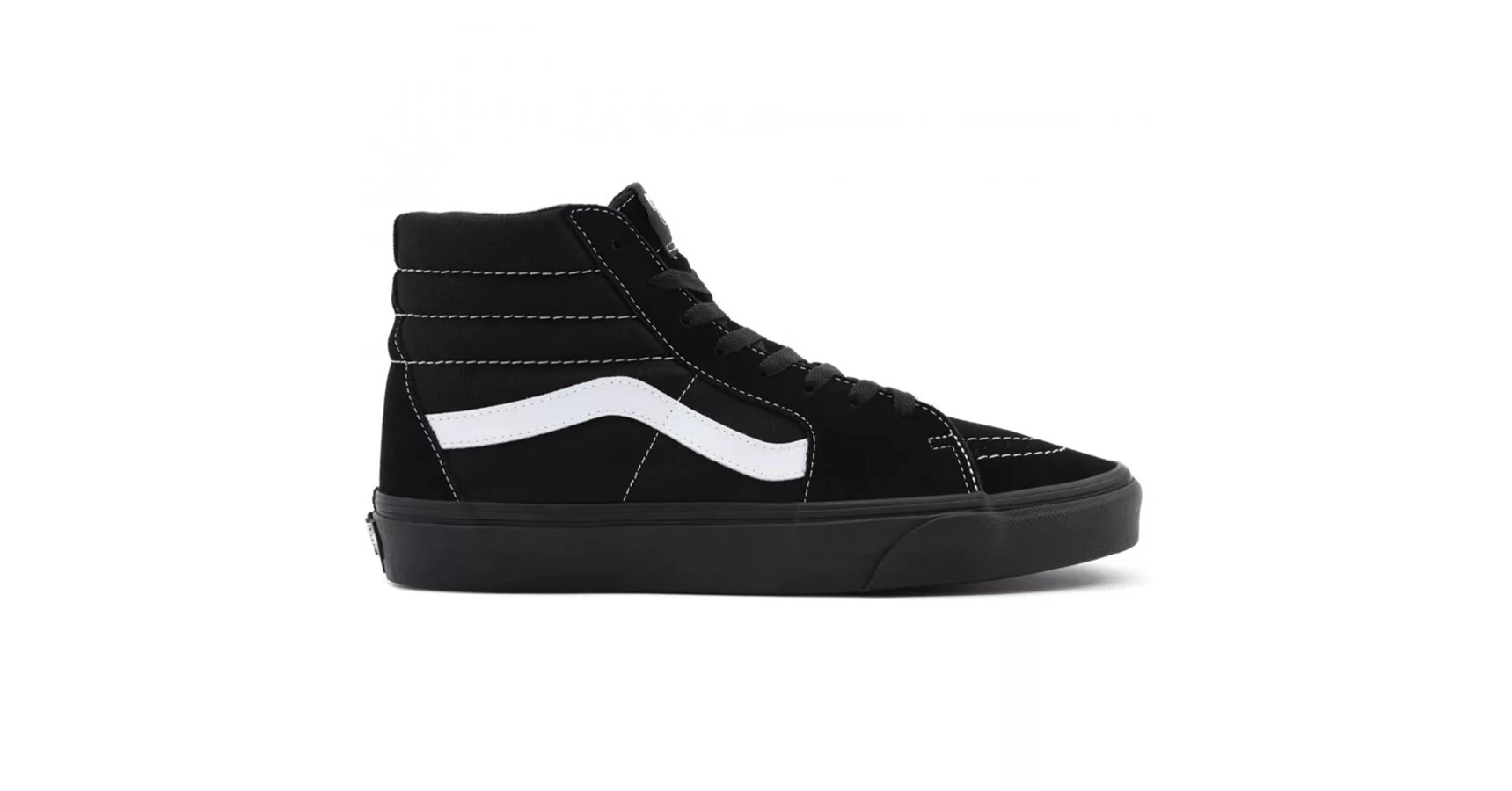 Vans Sk8-Hi cipő Suede Canvas Black Black True White