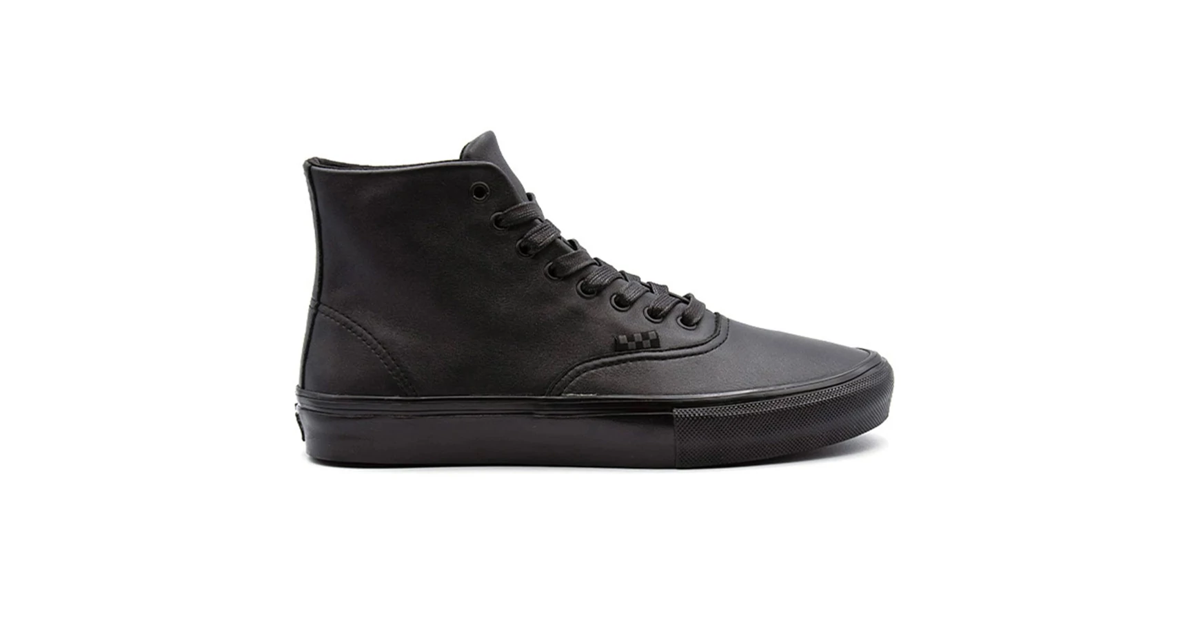 Vans Skate Authentic High cipő Pearl Leather Black