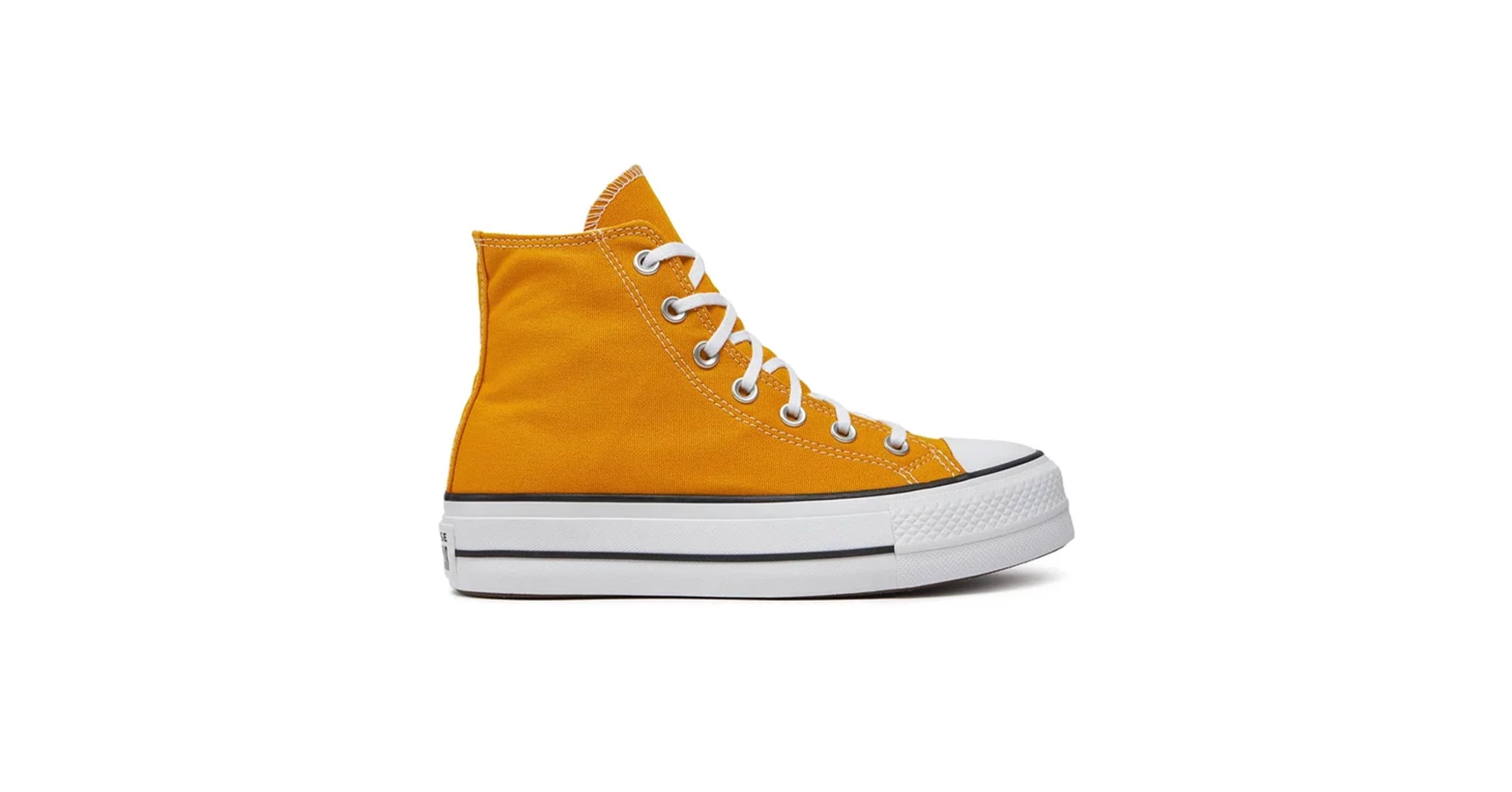  Converse Chuck Taylor All Star Lift Platform Hi cipő Yellow White Black