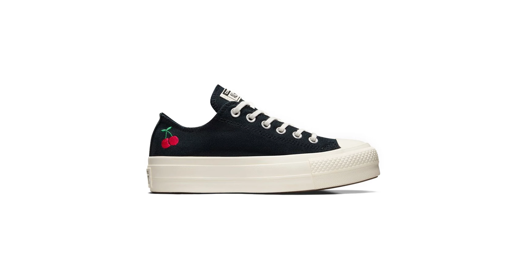  Converse Chuck Taylor All Star Lift Platform Ox cipő Black Egret Red