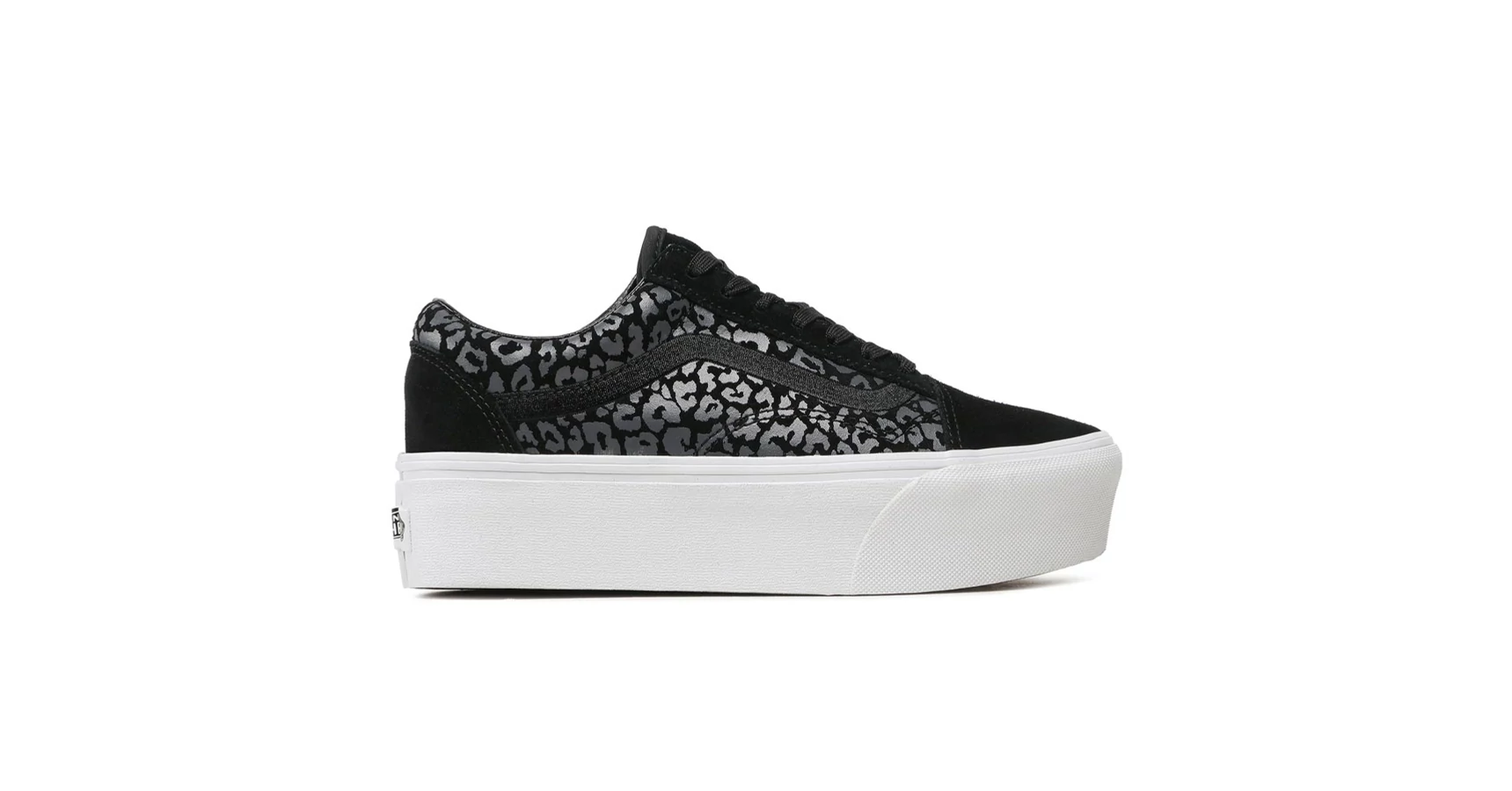  Vans Old Skool Stackform cipő Mono Embroidery Black Leo